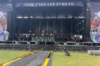 Le festival Sion sous les étoiles se préparent à accueillir son public.
